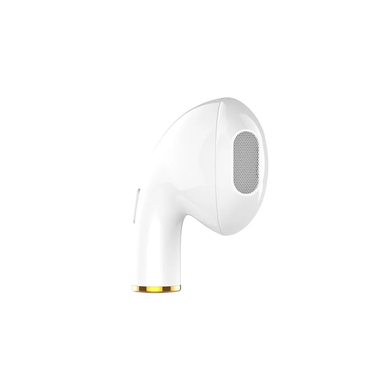 I8X Single In-ear Wireless Bluetooth 4.2 Earphone with Charging Box (Button Style) - White