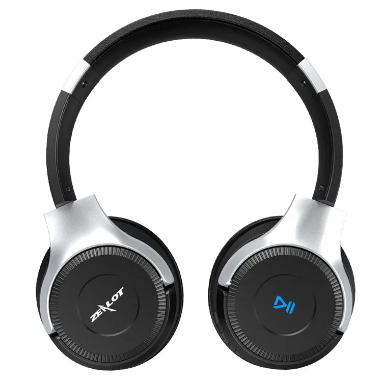 ZEALOT B26 Over-ear Wireless Bluetooth-compatible Headphone with Mic Support TF Card/Aux-in - Black / Silver