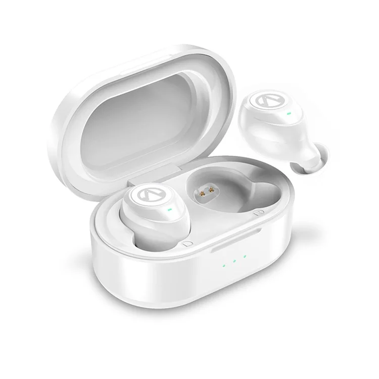 TWS True Wireless Stereo Bluetooth 5.0 Earphones with Charging Box - White