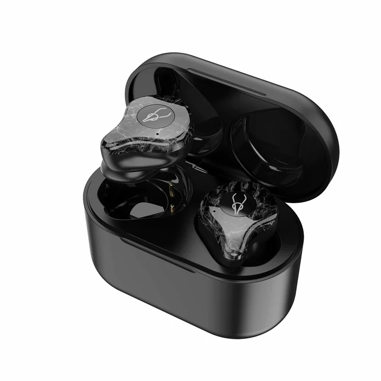 SABBAT X12 Pro TWS Sports Headset Auriculares inalámbricos Bluetooth Auriculares HiFi con estuche de carga portátil - Negro