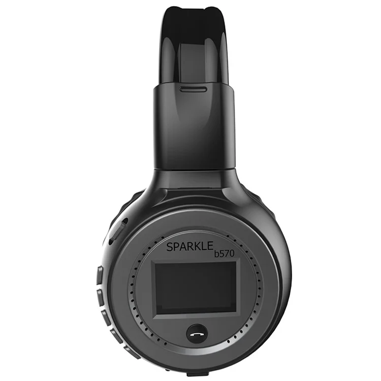 ZEALOT B570 HiFi Bluetooth-compatible Headphone Stereo Wireless Calling Music Headset Support FM Radio TF Card - Grey