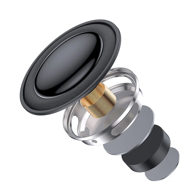 BASEUS Encok 4 en 1 Haut-parleur stéréo sans fil à basse lourde Réveil Bluetooth E09 - Noir