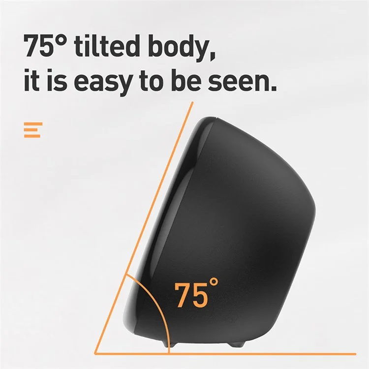 BASEUS Encok 4 en 1 Haut-parleur stéréo sans fil à basse lourde Réveil Bluetooth E09 - Noir