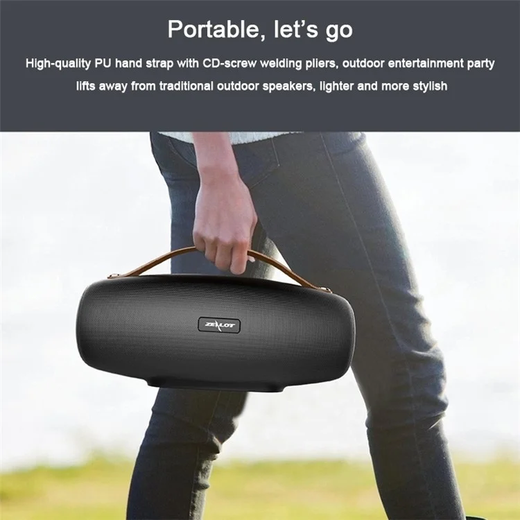 Zealot S27 Subwoofer Portable Extérieur Sans Fil Bluetooth