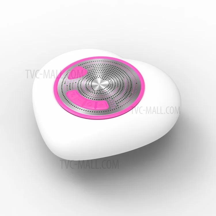 Portable Floating IPX7 Waterproof Bluetooth-compatible with LED Lamp Swimming Pool Speaker (TWS Support) - Pink