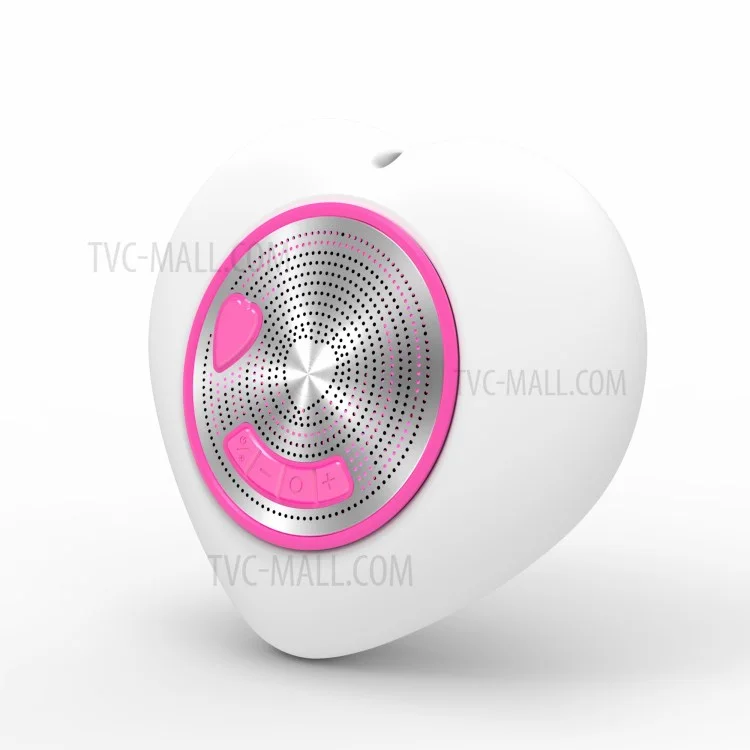 Portable Floating IPX7 Waterproof Bluetooth-compatible with LED Lamp Swimming Pool Speaker (TWS Support) - Pink