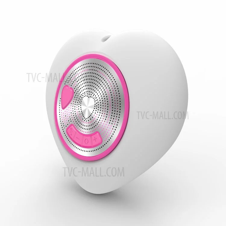 Portable Floating IPX7 Waterproof Bluetooth-compatible with LED Lamp Swimming Pool Speaker (TWS Support) - Pink