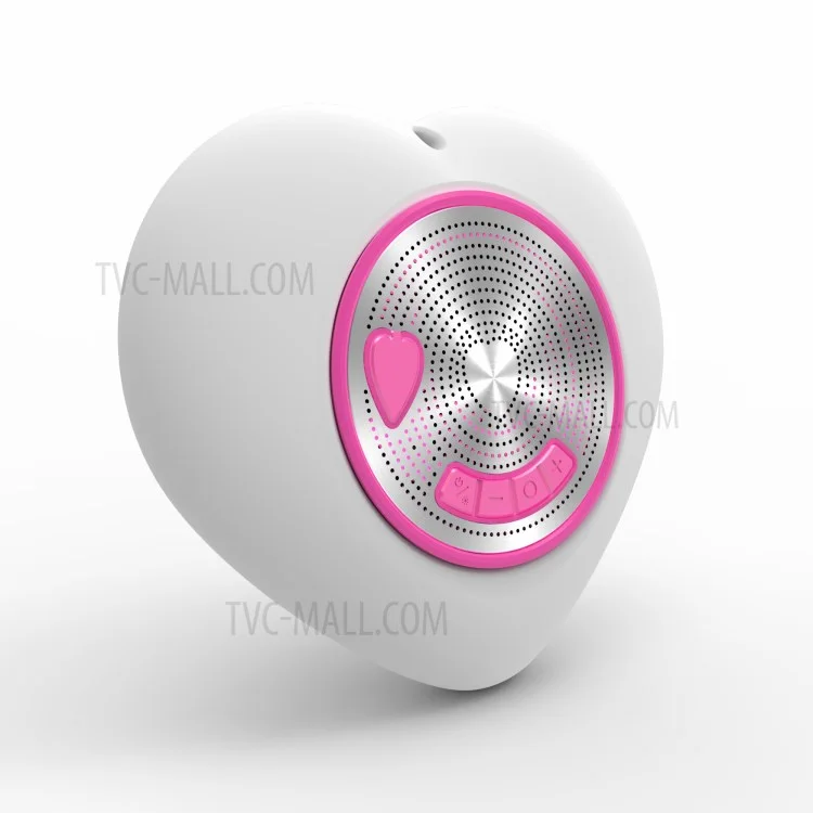 Portable Floating IPX7 Waterproof Bluetooth-compatible with LED Lamp Swimming Pool Speaker (TWS Support) - Pink