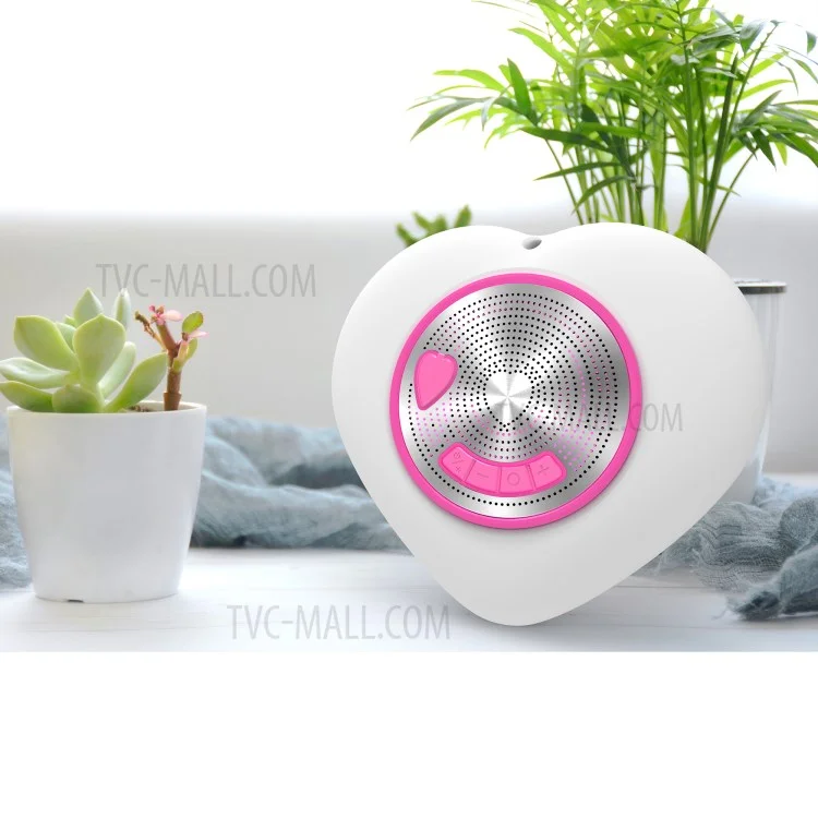 Portable Floating IPX7 Waterproof Bluetooth-compatible with LED Lamp Swimming Pool Speaker (TWS Support) - Pink