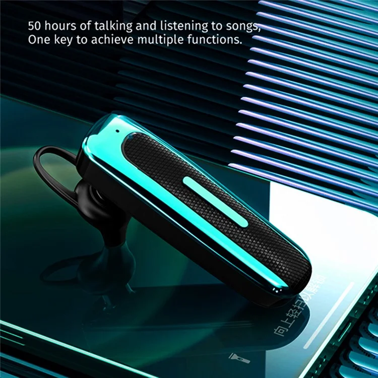 E1 Estilo De Negocios Bluetooth 5.0 Auriculares Auriculares Inalámbricos Auriculares Estéreo Inalámbricos - Azul Negro