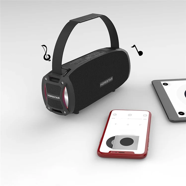 Hopestar H24 Pro Portable Wireless Bluetooth -динамик Наружный Водонепроницаемый Тяжелый Басовый Сабвуфер Сабвуфер