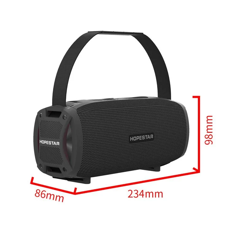 Hopestar H24 Pro Portable Wireless Bluetooth -динамик Наружный Водонепроницаемый Тяжелый Басовый Сабвуфер Сабвуфер