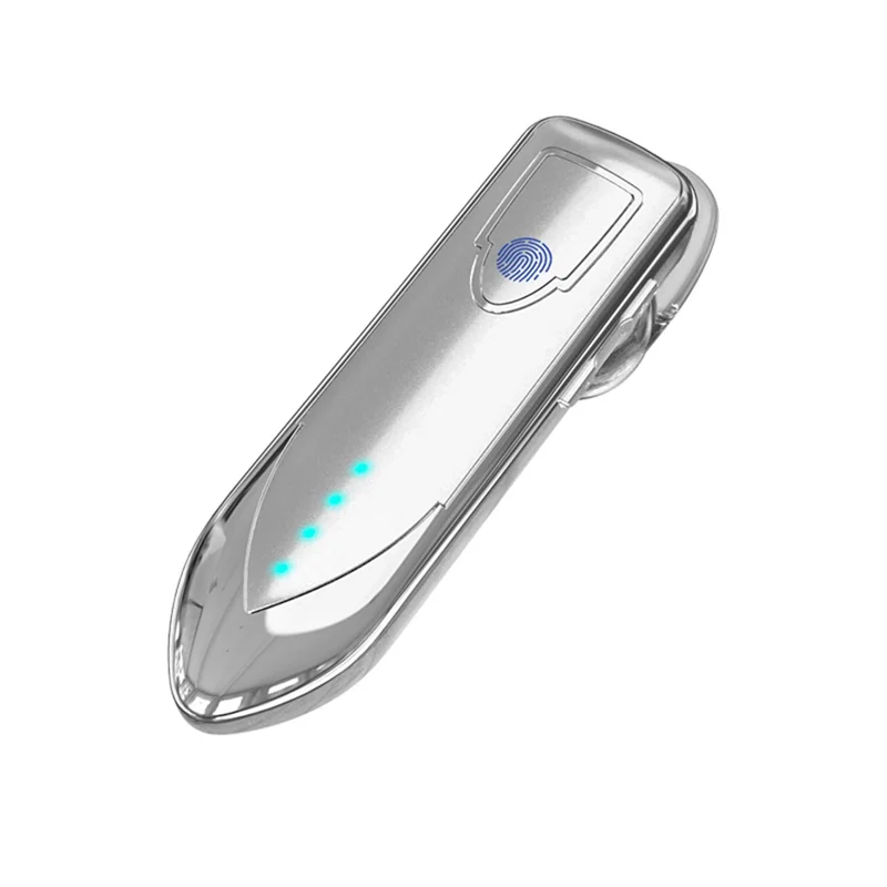 ME-3 Enkel Bluetooth 5.0 Headset HiFi Geluid Business TWS Draadloze Oortelefoon - Zilver