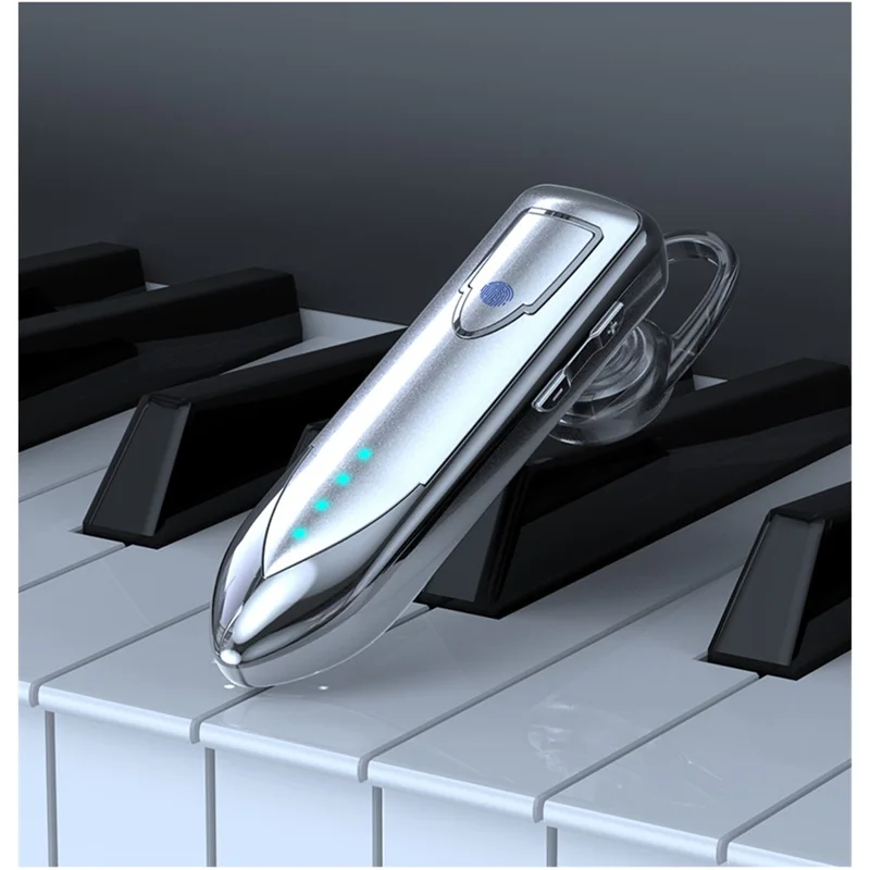 ME-3 Enkel Bluetooth 5.0 Headset HiFi Geluid Business TWS Draadloze Oortelefoon - Zilver