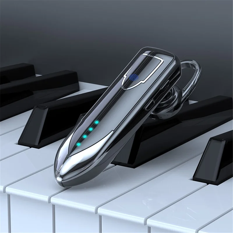 ME-3 Single Bluetooth-compatible 5.0 Headset HiFi Sound Business TWS Wireless Earphone - Purple