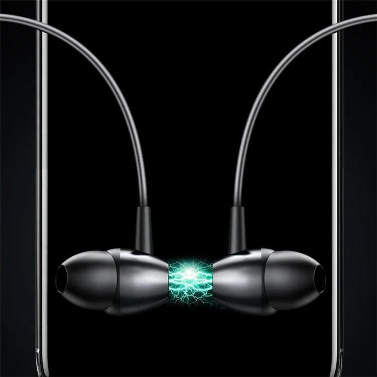 M61 Bluetooth-compatible 5.1 Neck-mounted Earphone Stereo Wireless Magnetic Suction Sports Headset Earbuds - Pink