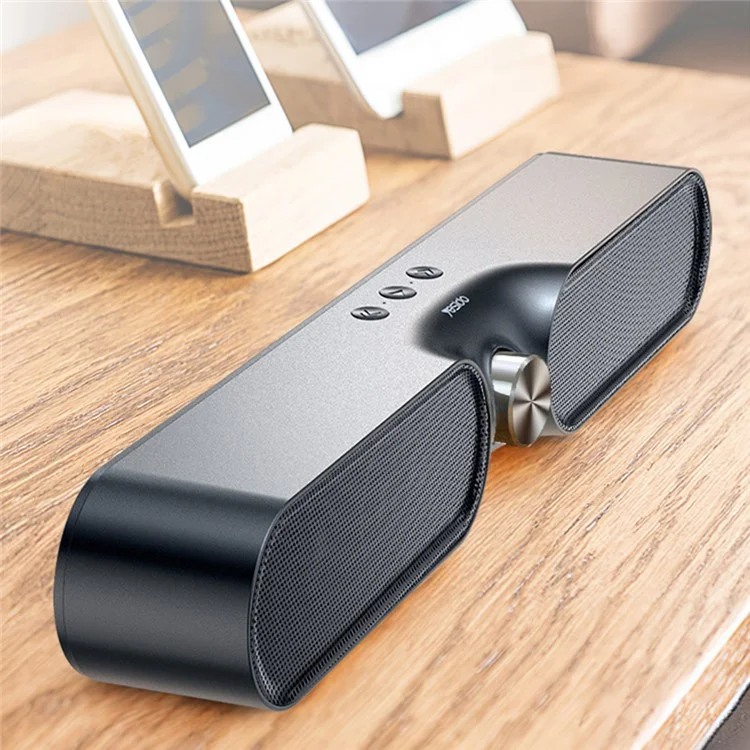 YESIDO YSW05 Rechargeable Stereo Bass Bluetooth-compatible 5.0 Speaker Music Player Subwoofer Support TF U-Disk