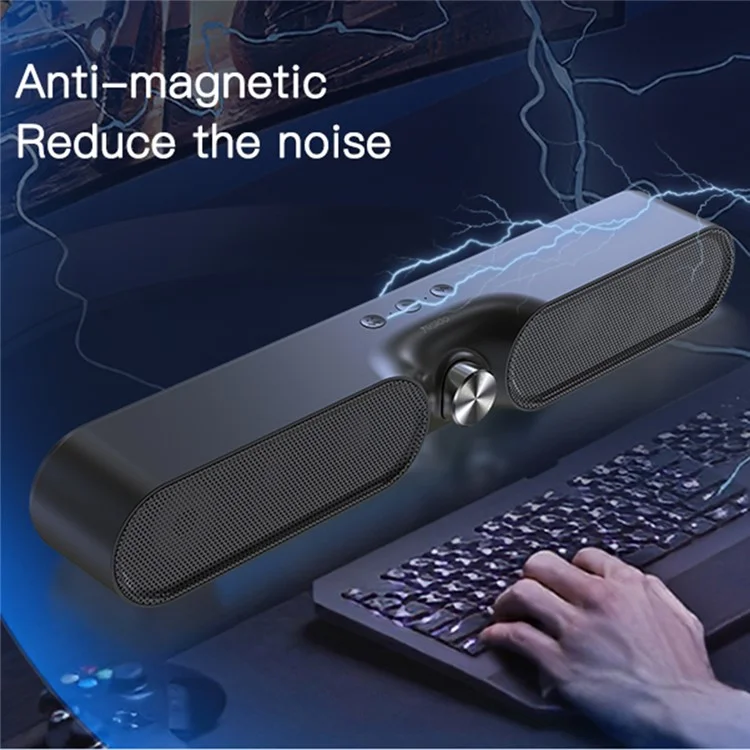 YESIDO YSW05 Rechargeable Stereo Bass Bluetooth-compatible 5.0 Speaker Music Player Subwoofer Support TF U-Disk