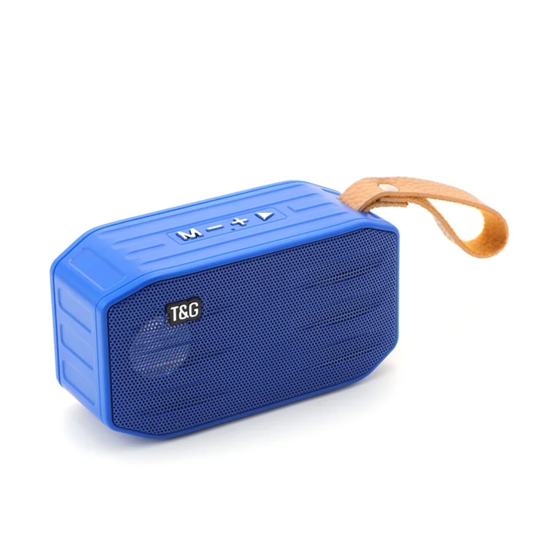 T&G TG296 Portable Bluetooth-compatible Speaker Waterproof Wireless Speaker Support TF Card/FM/3.5mm AUX/U Disk/Hard Disk/Hands-Free Calling (CE) - Blue