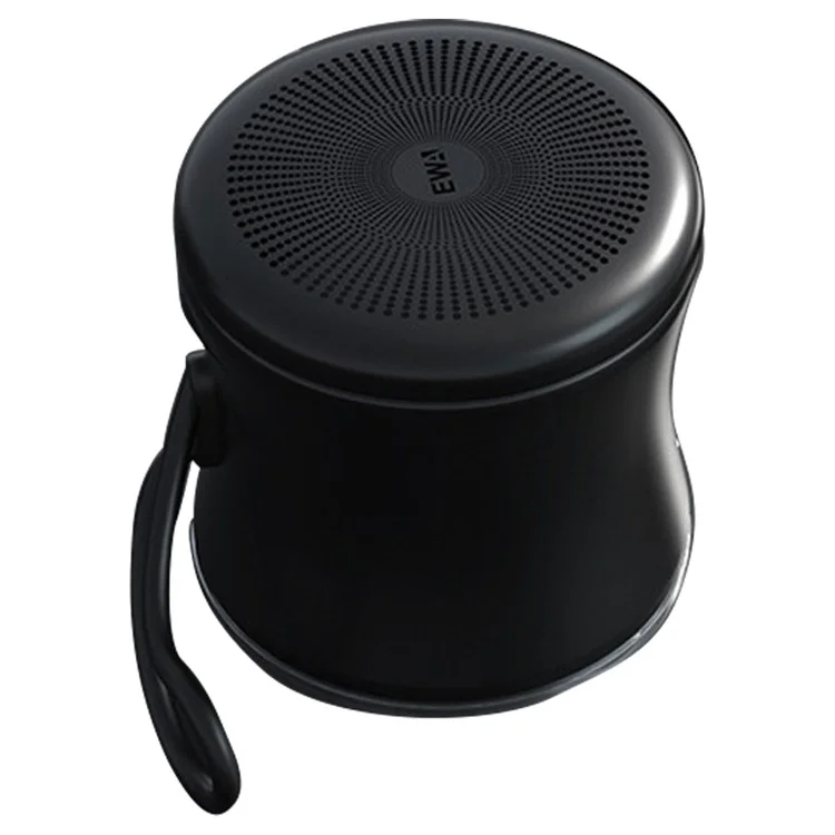 EWA A119 Portable Wireless Bluetooth-compatible Speaker IPX7 Waterproof Ultra Small Speaker Metal Case Sound Amp for Laptops Mobile Phones - Black