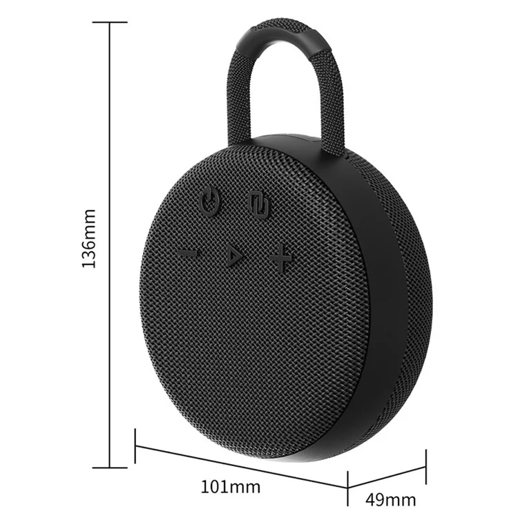 Haut-parleur Bluetooth sans fil ZEALOT S77 portable IP67 étanche avec caisson de basses pour le cyclisme en extérieur, la randonnée