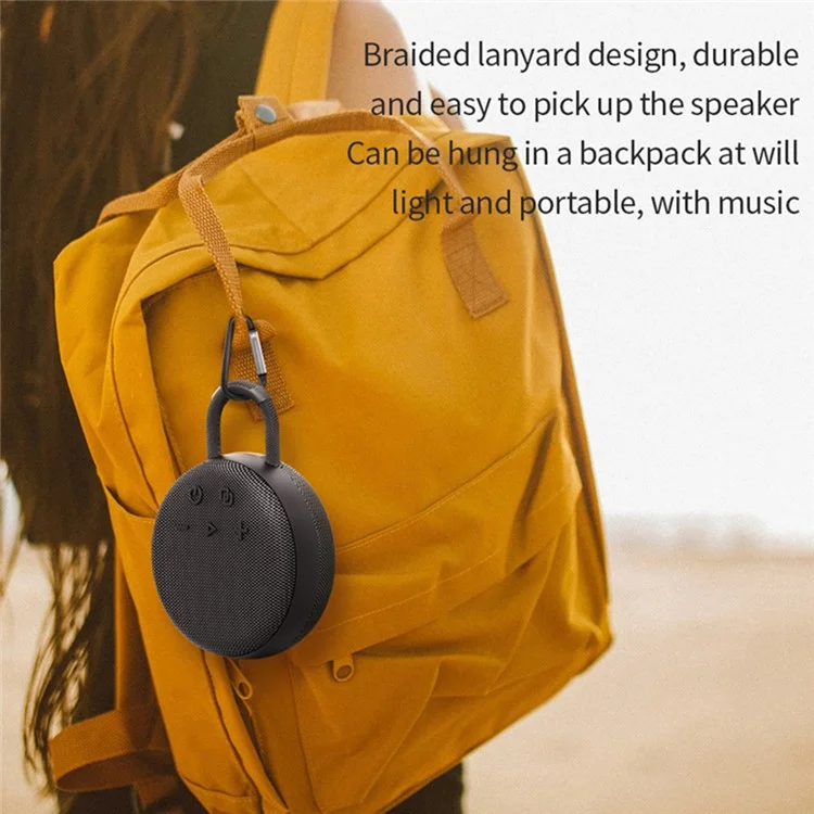 Haut-parleur Bluetooth sans fil ZEALOT S77 portable IP67 étanche avec caisson de basses pour le cyclisme en extérieur, la randonnée