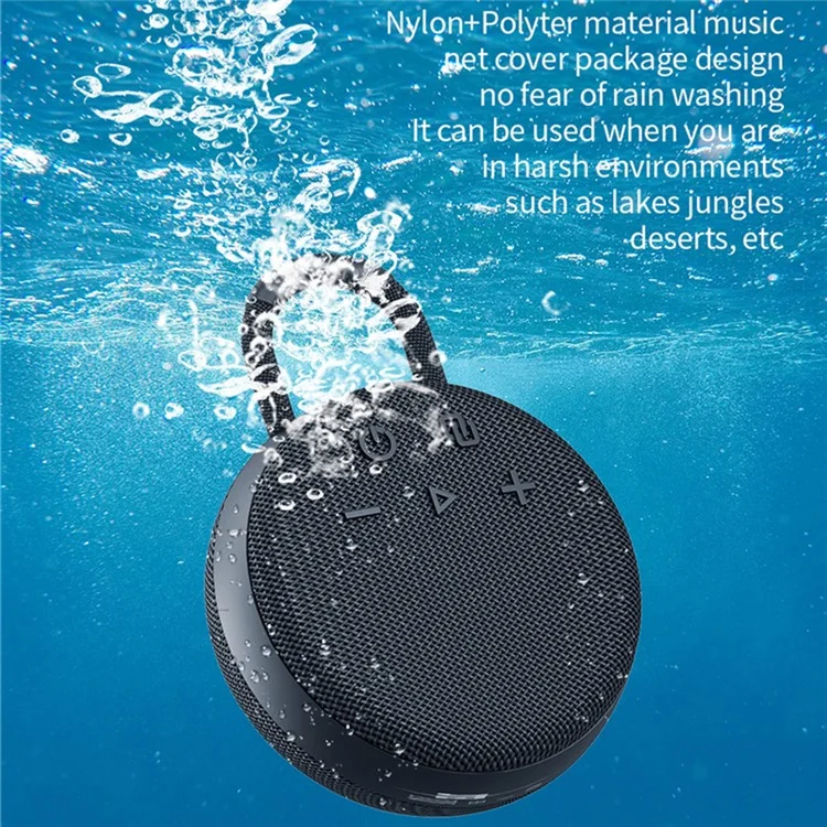 Haut-parleur Bluetooth sans fil ZEALOT S77 portable IP67 étanche avec caisson de basses pour le cyclisme en extérieur, la randonnée