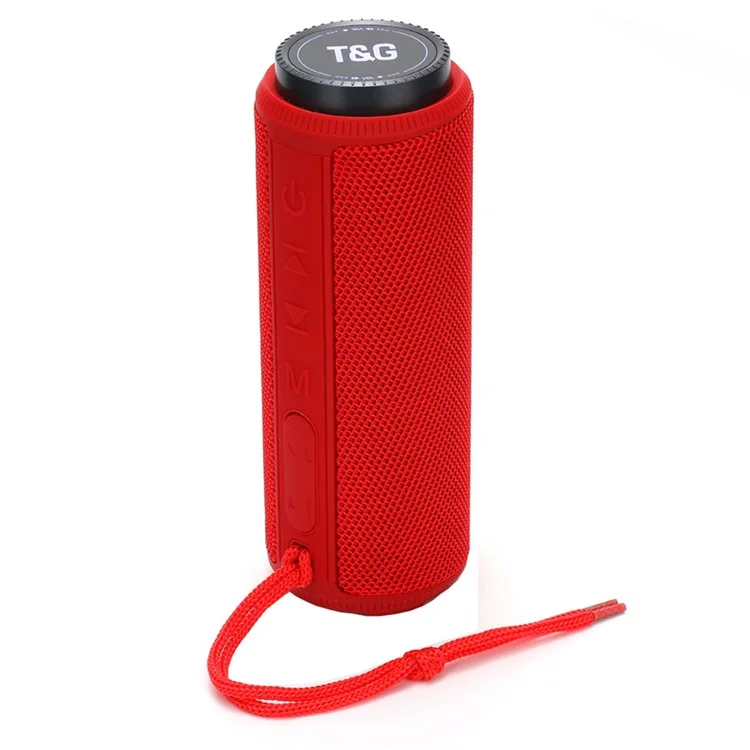 T&G TG332 Enceinte Portable Étanche Haute Puissance Haut-Parleur FM avec Carte TF Plug and Play (CE) - Rouge