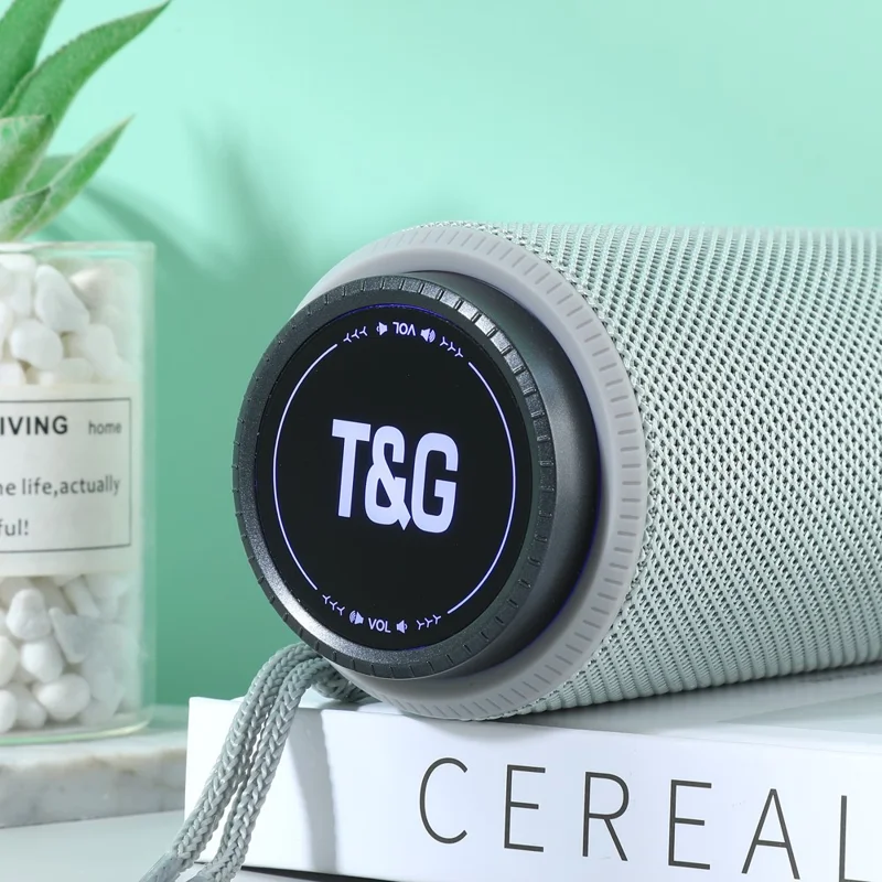 T&G TG332 Portable Speaker Waterproof High Power FM Speaker Box Plug and Play TF Card (CE) - Green