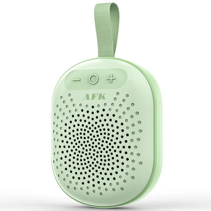 AFK BT513 Bluetooth-compatible Wireless Speaker Waterproof RGB LED Light Stereo Sound Supports 32G TF Card Playback CE Certificated - Green