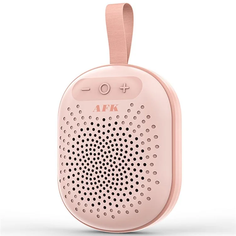 AFK BT513 Bluetooth-compatible Wireless Speaker Waterproof RGB LED Light Stereo Sound Supports 32G TF Card Playback CE Certificated - Pink