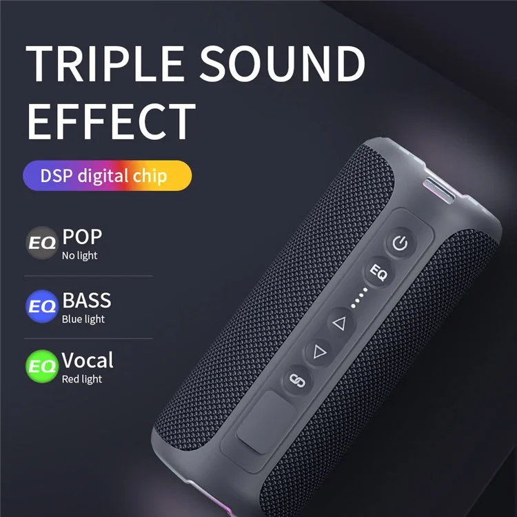 CYBORIS CYB-S7 RGB 40W Subwoofer IPX7 Waterproof TWS Bluetooth-compatible Speaker