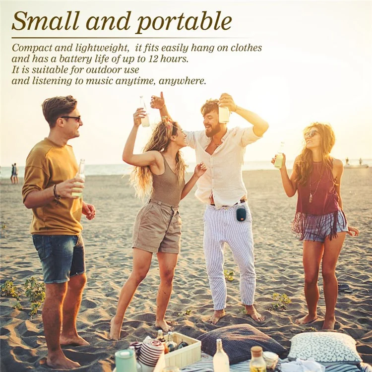 T&G TG321 TWS Portable Wireless Speakers Outdoor Mini Music Box LED Light Subwoofer Loudspeaker Support TF Card - Red