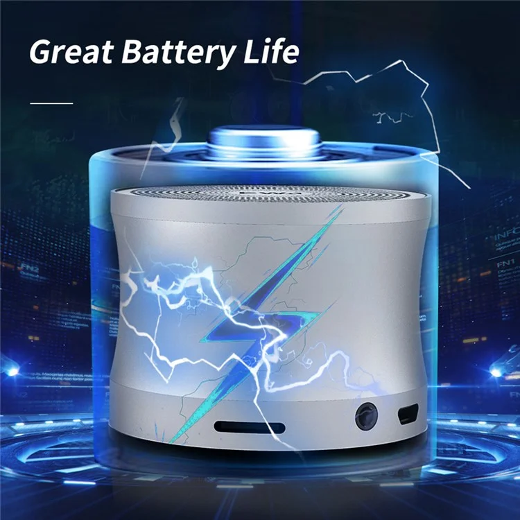 EWA A109 Pro Bluetooth 5.0 Caixa de Som Portátil TWS MP3 Music Player Subwoofer (com Certificado CE) - Prata