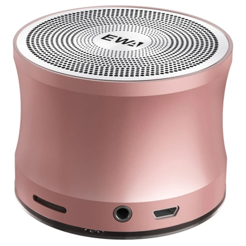 EWA A109 Pro Bluetooth-compatible 5.0 Portable TWS Speaker MP3 Music Player Subwoofer (with CE Certificate) - Pink