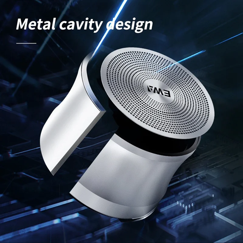 EWA A109 Pro Bluetooth-compatible 5.0 Portable TWS Speaker MP3 Music Player Subwoofer (with CE Certificate) - Pink