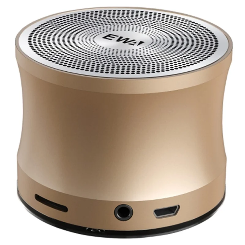 EWA A109 Pro Bluetooth-compatible 5.0 Portable TWS Speaker MP3 Music Player Subwoofer (with CE Certificate) - Gold