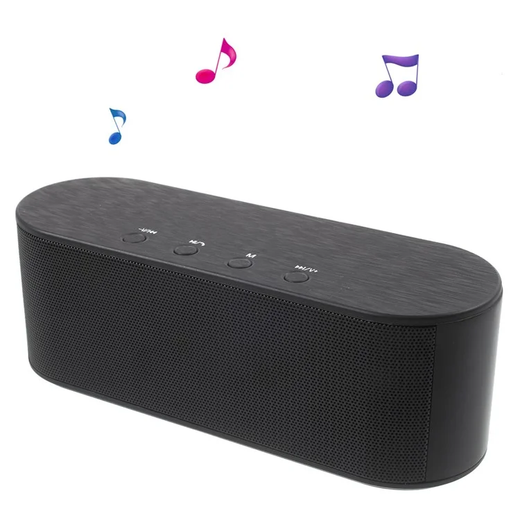XC-Z2 Mega Bass Wireless Bluetooth Speaker with Mic Support TF Card/AUX Input - Black