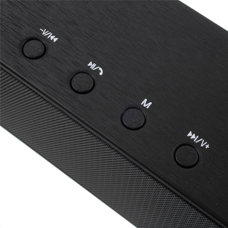 XC-Z2 Mega Bass Wireless Bluetooth Speaker with Mic Support TF Card/AUX Input - Black
