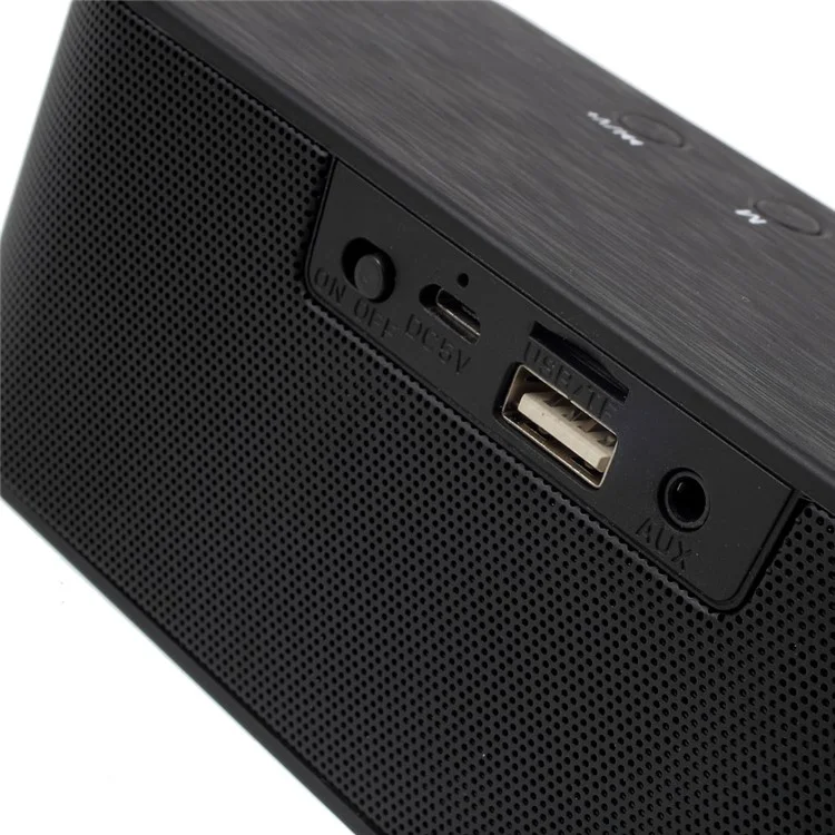 XC-Z2 Mega Bass Wireless Bluetooth Speaker with Mic Support TF Card/AUX Input - Black