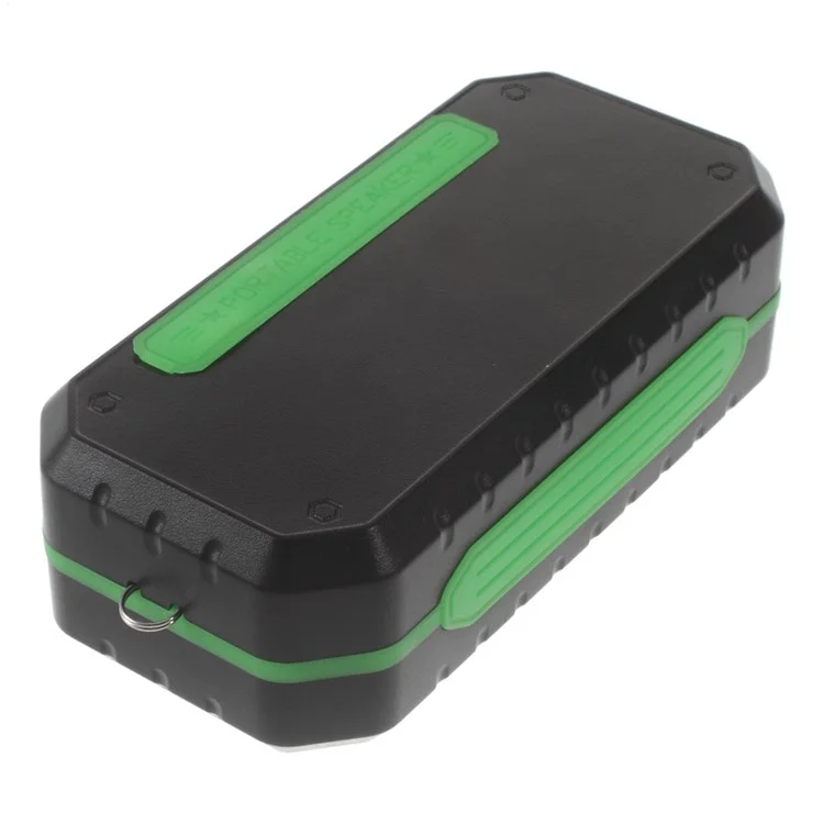Outdoor Portable Bluetooth Speaker, Waterproof Dustproof Shockproof Design - Green