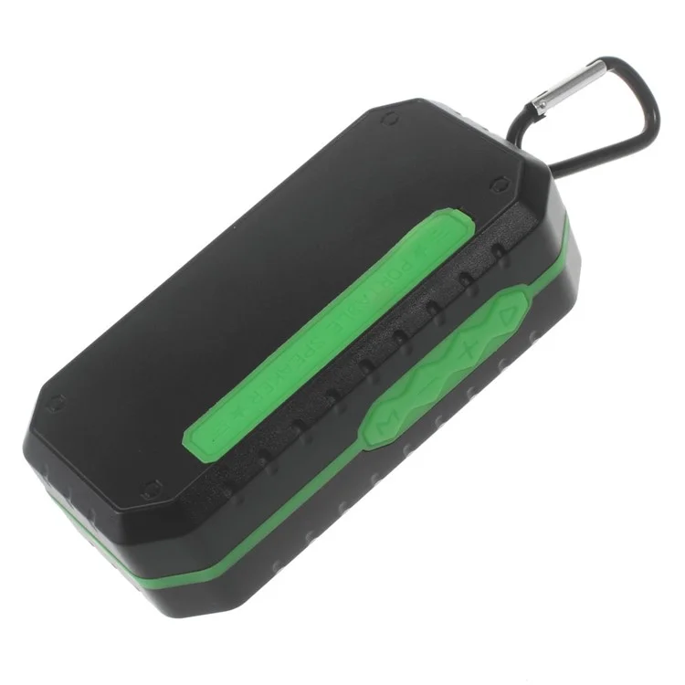 Outdoor Portable Bluetooth Speaker, Waterproof Dustproof Shockproof Design - Green