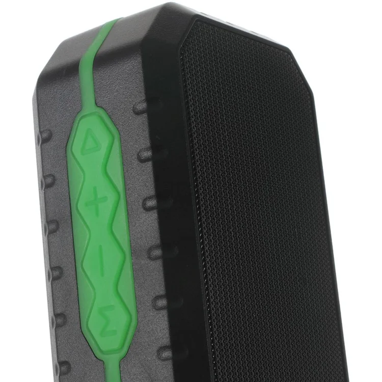 Outdoor Portable Bluetooth Speaker, Waterproof Dustproof Shockproof Design - Green
