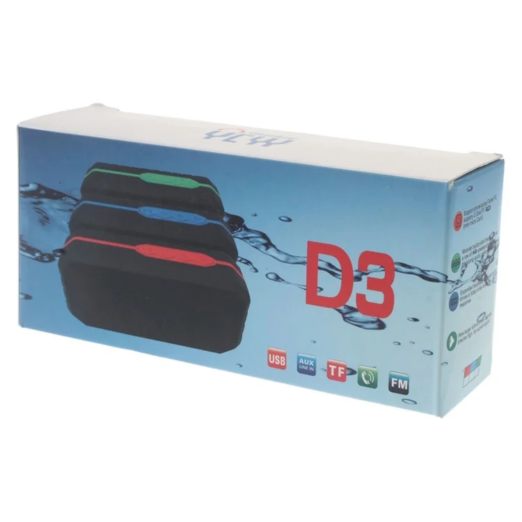 Outdoor Portable Bluetooth Speaker, Waterproof Dustproof Shockproof Design - Green
