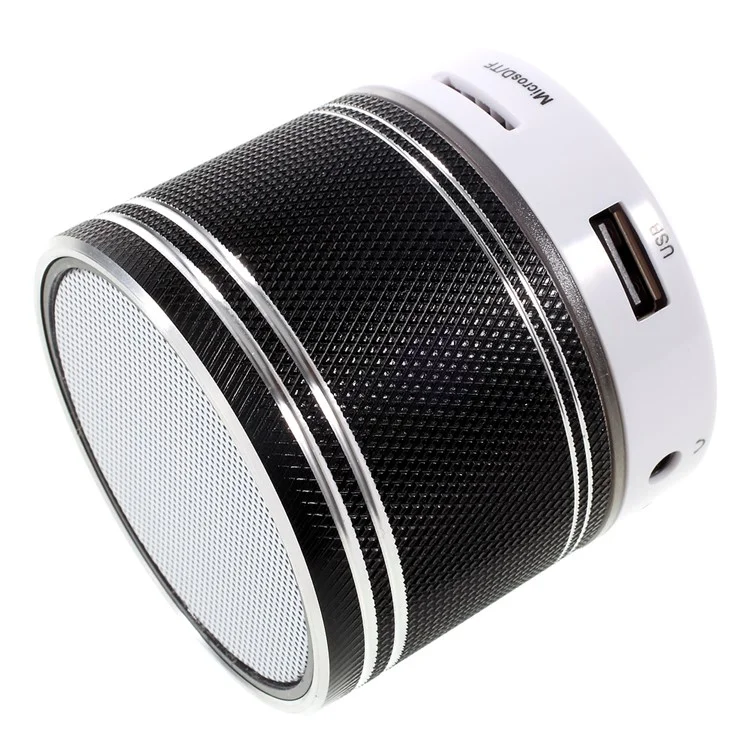 S37U Stereo Bluetooth Hands-free Speaker Support TF Card FM Radio - Black
