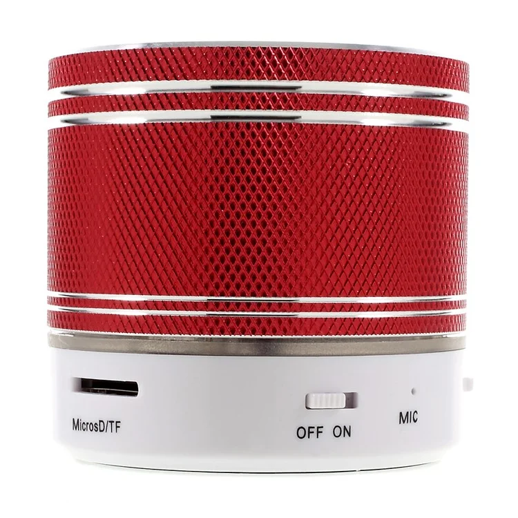 S37U Stereo Bluetooth Hands-free Speaker Support TF Card FM Radio - Red