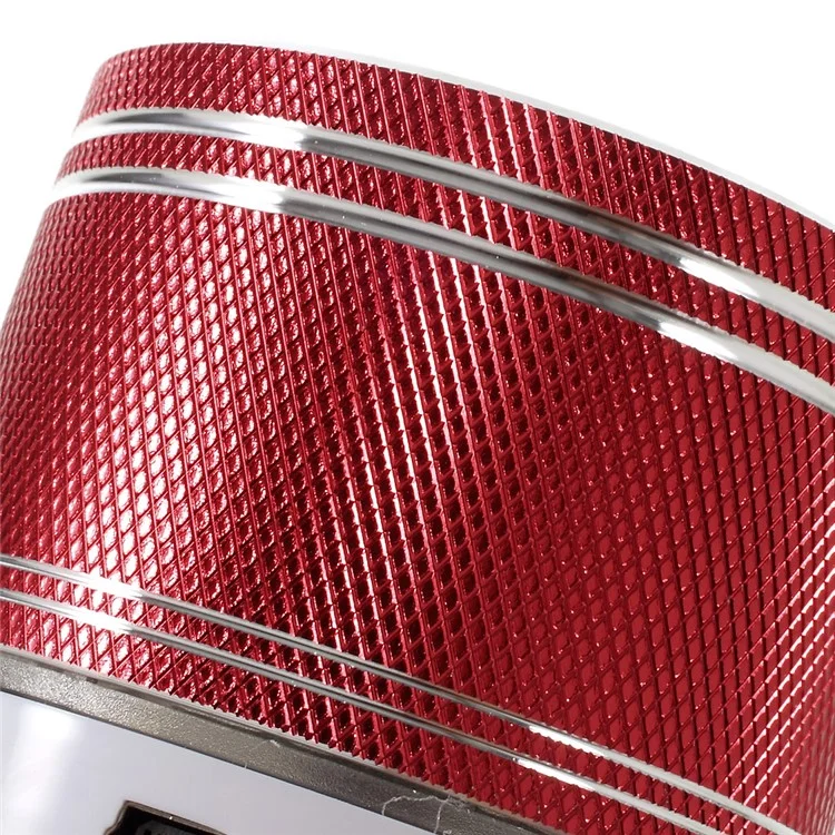 S37U Stereo Bluetooth Hands-free Speaker Support TF Card FM Radio - Red