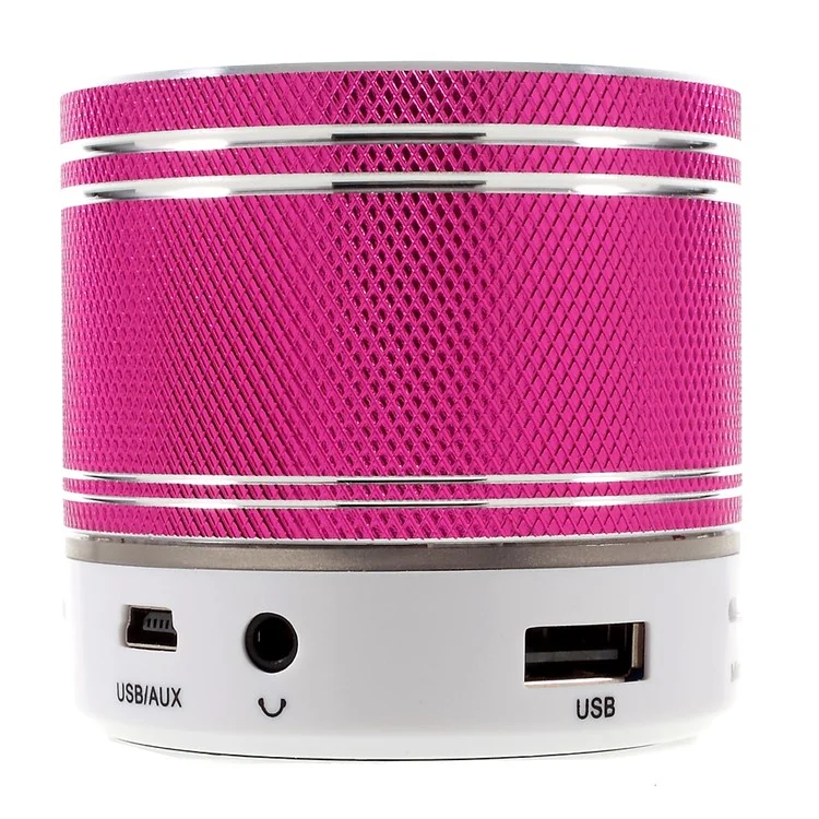 S37U Stereo Bluetooth Hands-free Speaker Support TF Card FM Radio - Rose