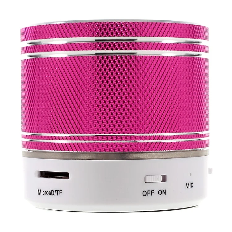 S37U Stereo Bluetooth Hands-free Speaker Support TF Card FM Radio - Rose