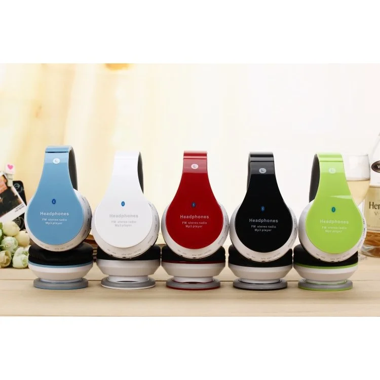 Bluetooth Mega Bass Over-ear Headphone Game Music Stereo Headset Support TF Card/FM - Black
